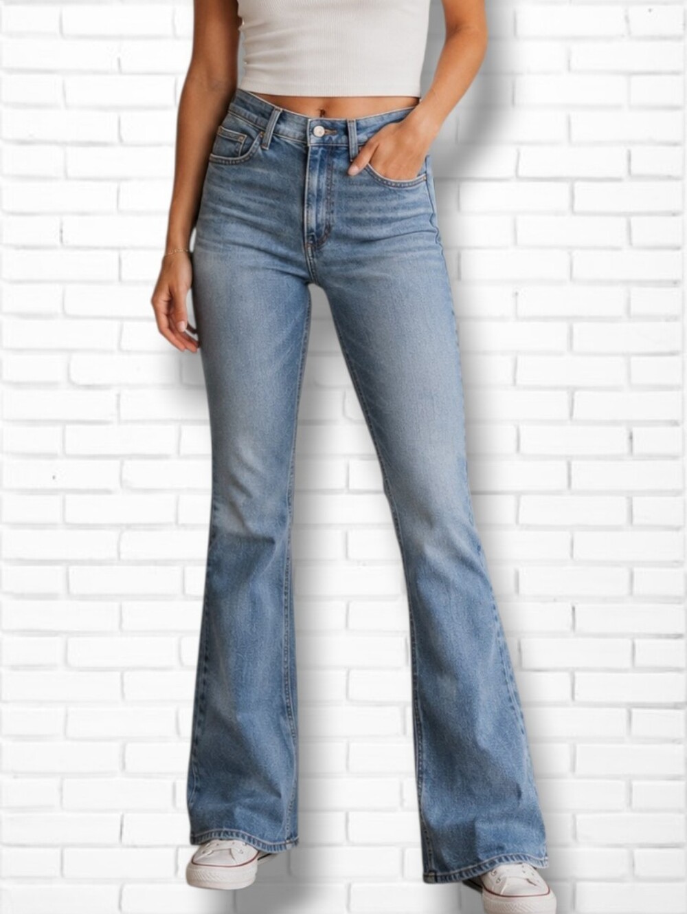 Aritzia Denim Forum The Marianne High Rise Flare Jeans Size 29 x 34" L